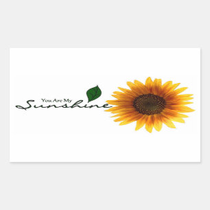 Rectangle Stickers - You Are My Sunshine