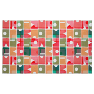 Rectangles Abstract 120623 Fabric