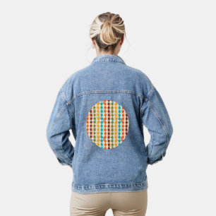 Rectangles and Chains Denim Jacket
