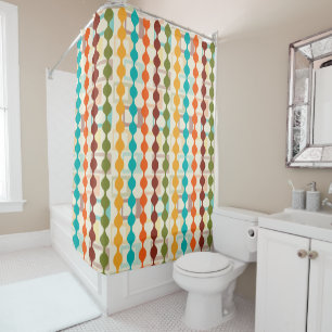 Rectangles and Chains Shower Curtain