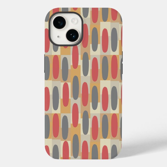 Rectangles and Ovals Case-Mate iPhone Case (Back)