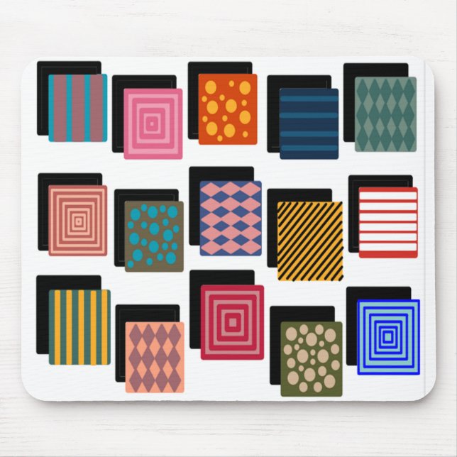 Rectangles and Shadows Mouse Mat (Front)