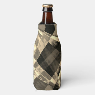 Rectangles inclined in tones timber or beige? bottle cooler