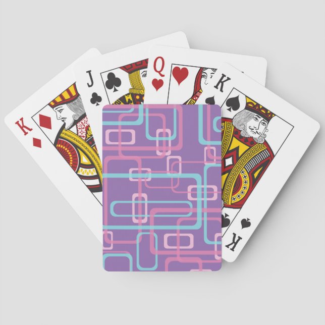 Rectangular Sherbet Playing Cards (Back)