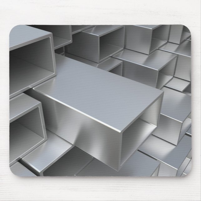 Rectangular steel tube mouse mat (Front)