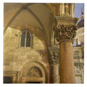 Rector's Palace Arches with Dubrovnik Cathedral Tile