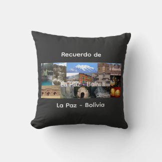 Recuerdo de La Paz Bolivia Cushion