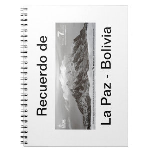 recuerdo de Las Paz Notebook