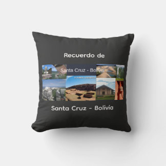 Recuerdo de Santa Cruz Bolivia Cushion