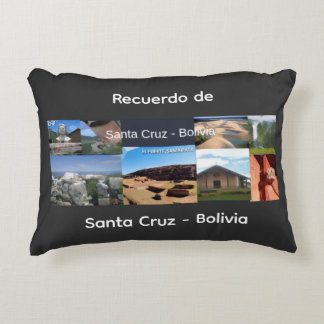 Recuerdo de Santa Cruz Bolivia Decorative Cushion