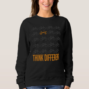 Recumbent Bike Cyclist Gag Sweatshirt