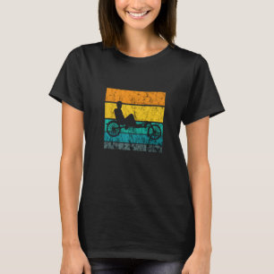 Recumbent Bike Vintage Retro Cyclist Recumbent Bic T-Shirt
