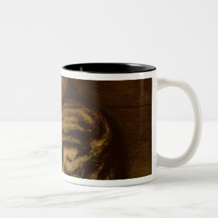 Recumbent Cat, 1898 Two-Tone Coffee Mug