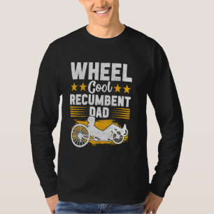 Recumbent Trike Dad cycling Recumbent Bike T-Shirt