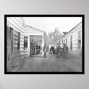 Recuperating Soldiers in Washington, DC 1865 Poster