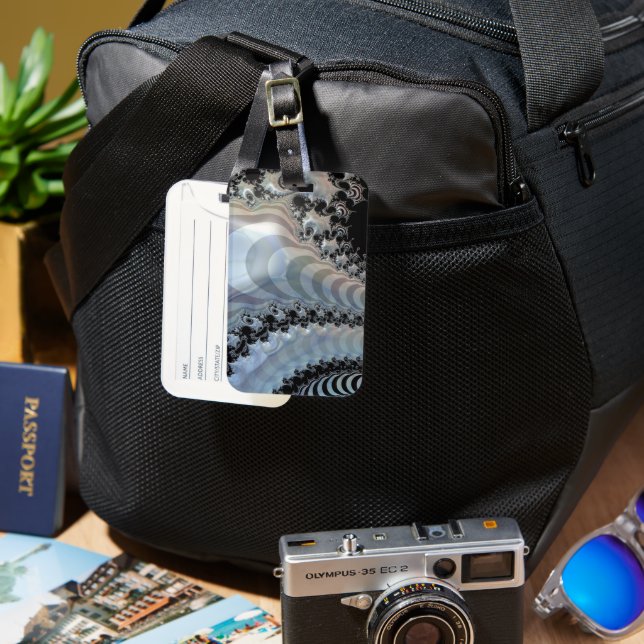 Recursive Realms Luggage Tag (Front & Back)