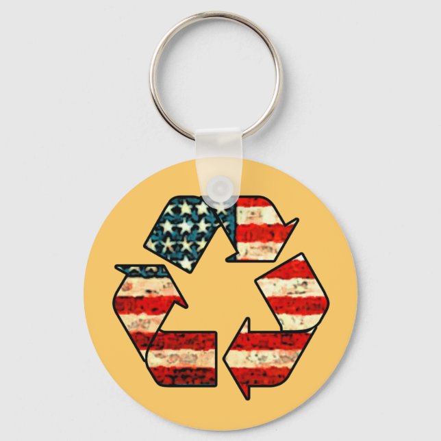 Recycle America Keychain (Front)