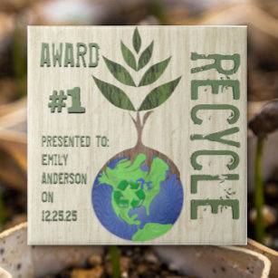 Recycle Award For Conservationists Forestry Majors Tile