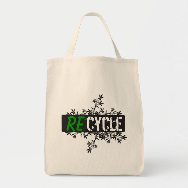 REcycle bag! GREENLIFE Tote Bag (Front)