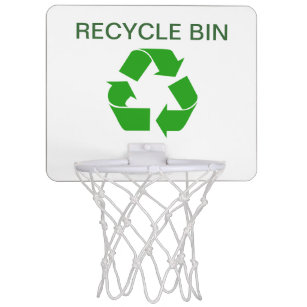 Recycle Bin Basketball Hoop
