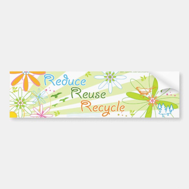 Recycle BUMPER STICKER (Front)