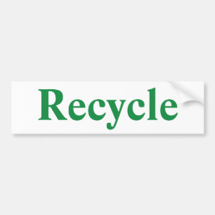 Recycle Bumper Sticker