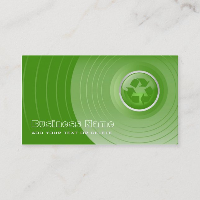 Recycle Business Card (Front)
