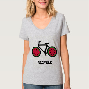 Recycle bycycle tshirt