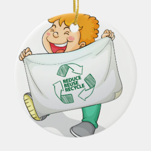 Recycle Ceramic Tree Decoration