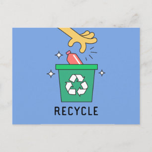 Recycle // Climate Change Awareness Postcard