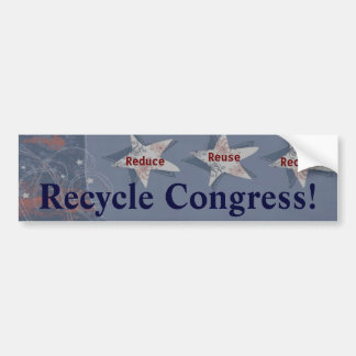 Recycle Congress! Bumper Sticker