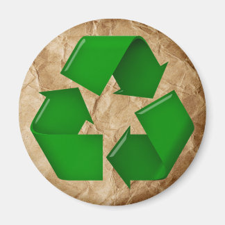 Recycle - Crumpled Paper Magnet