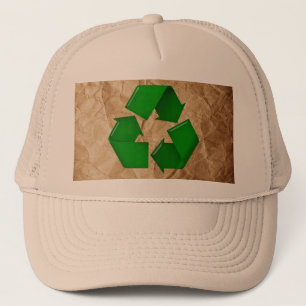 Recycle - Crumpled Paper Trucker Hat