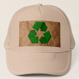 Recycle - Crumpled Paper Trucker Hat
