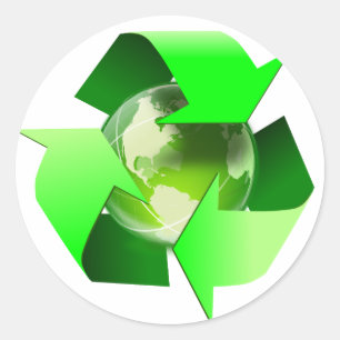 Recycle Earth Day Sticker