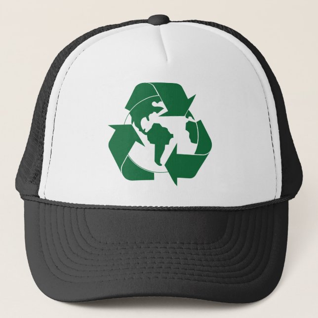 Recycle Earth Trucker Hat (Front)
