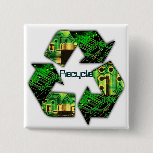 Recycle Electronics Button