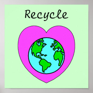 Recycle Environmental Eco-Friendly Poster