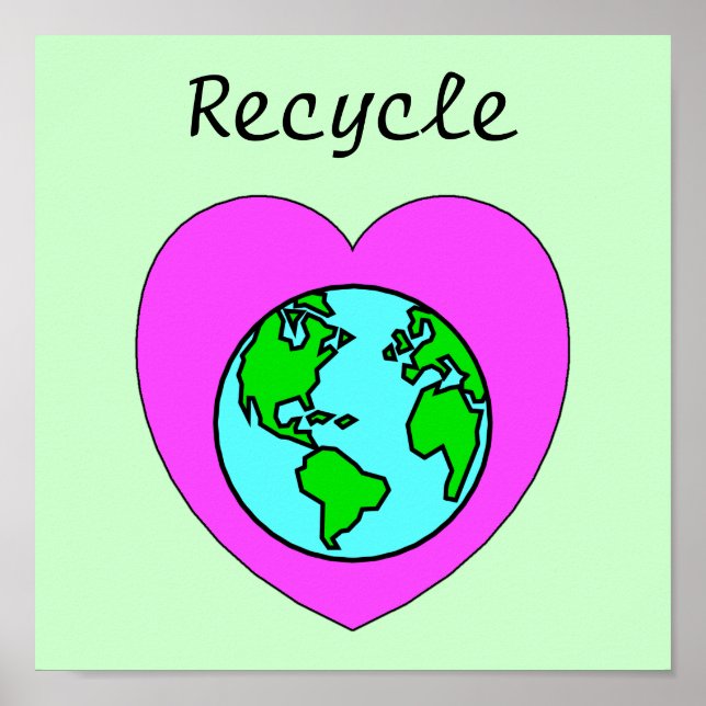 Recycle Environmental Eco-Friendly Poster (Front)