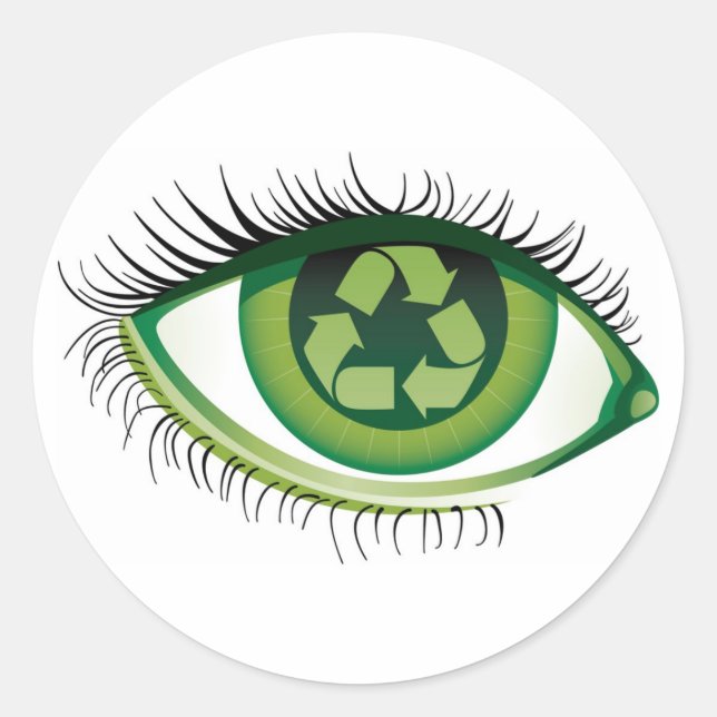 Recycle Eye Sticker (Front)