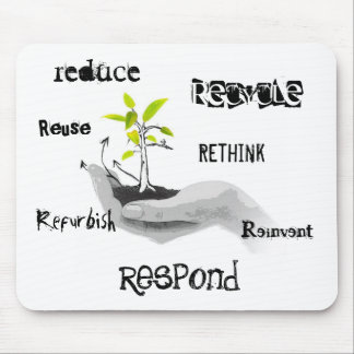 Recycle friendly mouse pad