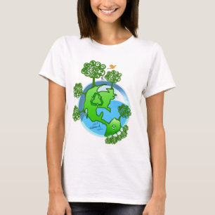 Recycle Global Sustainable Earth T-Shirt