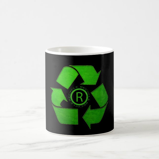 Recycle Logo by Shirley Taylor Coffee Mug (Center)