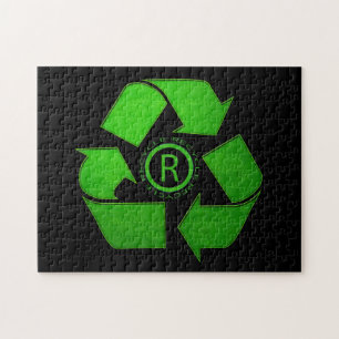 Recycle Logo by Shirley Taylor Jigsaw Puzzle