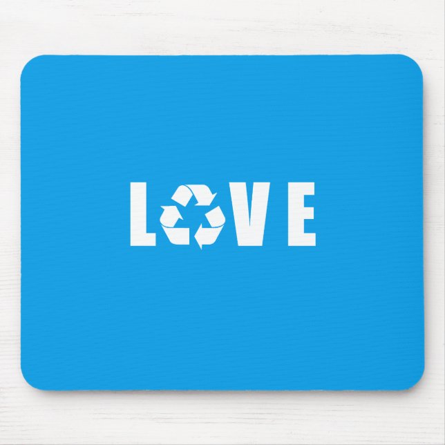 Recycle Love Mouse Mat (Front)