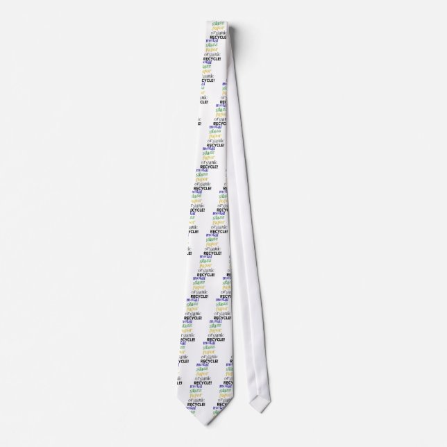 Recycle! Materials list! Tie (Front)
