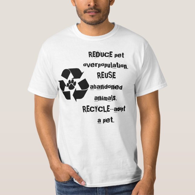 Recycle Pets tee (Front)