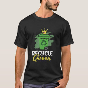 Recycle Queen Save Environment Back To School Girl T-Shirt