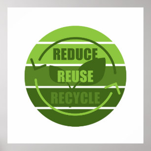 recycle reduce reuse poster