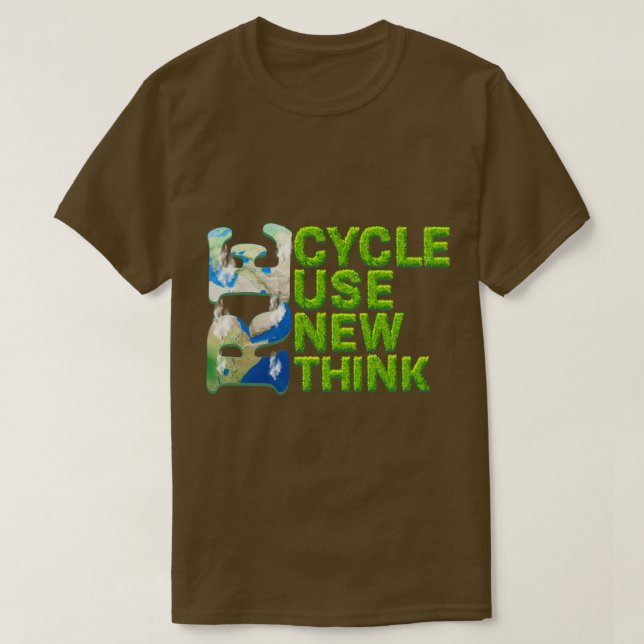Recycle Reuse Renew Rethink 2 T-Shirt (Design Front)